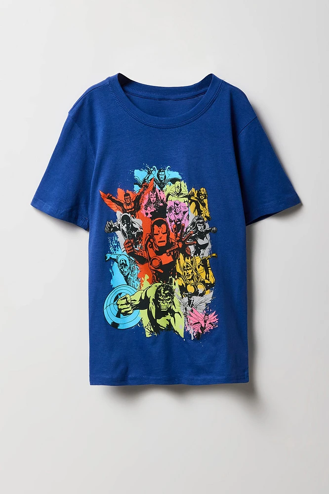 T-shirt à imprimé Superhero pour garçons