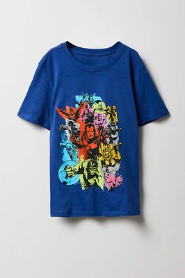 T-shirt à imprimé Superhero pour garçons