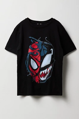 T-shirt Ã  imprimÃ© Spider-Man & Venom pour garÃ§on