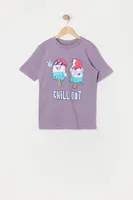 Boys Chill Out Popsicle Graphic T-Shirt