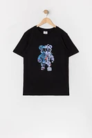 Boys Robot Bear Graphic T-Shirt