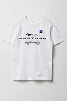 T-shirt à imprimé Ford Mustang pour enfants
