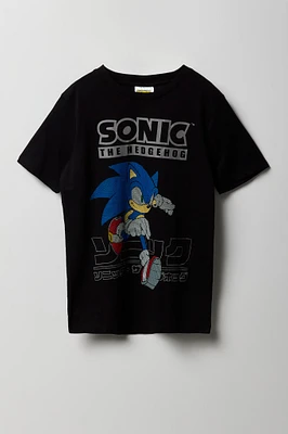 T-shirt à imprimé Sonic pour garçons