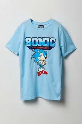 T-shirt Ã  imprimÃ© Sonic the Hedgehog pour garÃ§ons