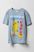 T-shirt à imprimé Pikachu 0025 pour garçon