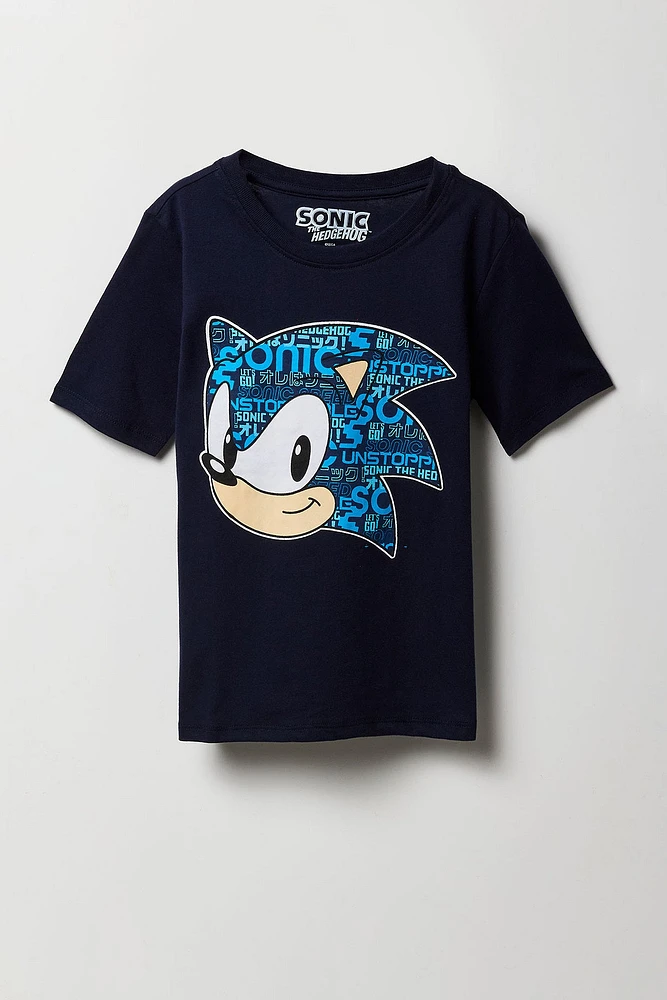 T-shirt à imprimé Sonic the Hedgehog pour garçon