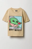 T-shirt à imprimé Baby Yoda pour garçon