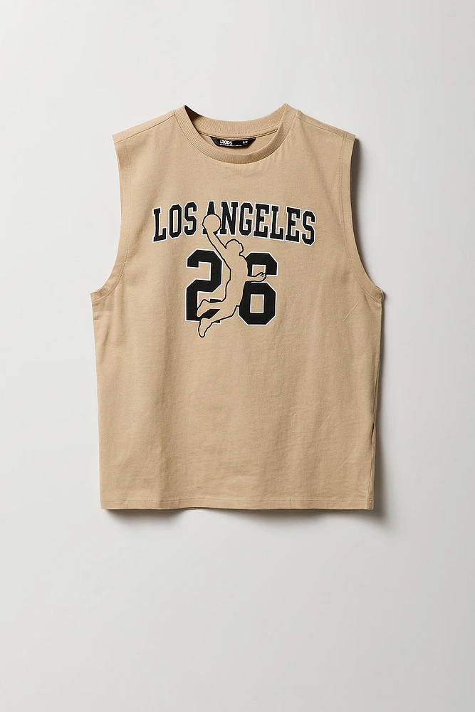 Boys Los Angeles Basketball Graphic Tank