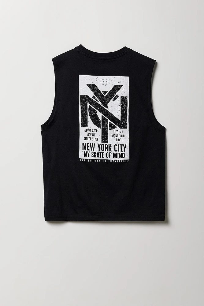 Boys New York Graphic Tank