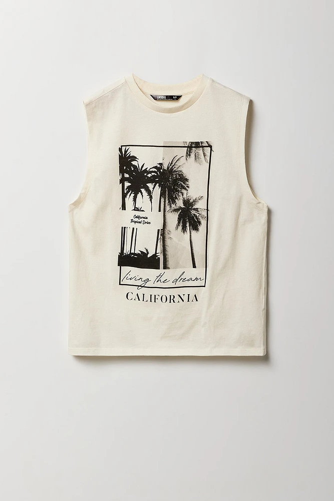 Débardeur à imprimé California pour garçon