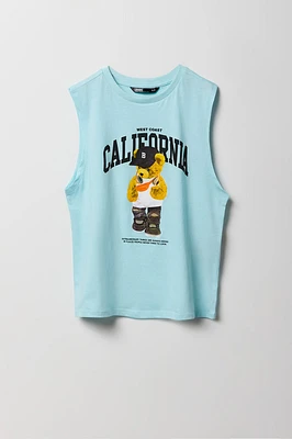 Boys Bear Graphic Tank