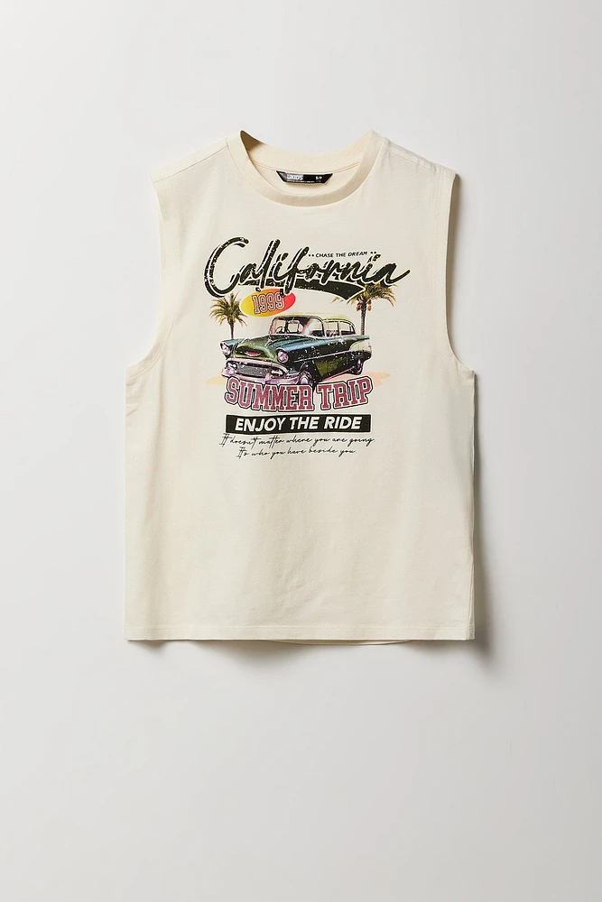 Boys California Summer Trip Graphic Tank
