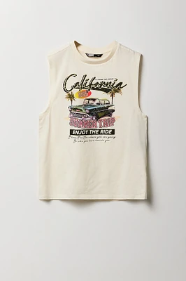 Boys California Summer Trip Graphic Tank