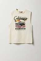 Boys California Summer Trip Graphic Tank