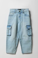 Boys Wide Leg Cargo Jean