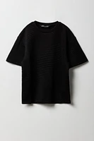 Boys Textured T-Shirt