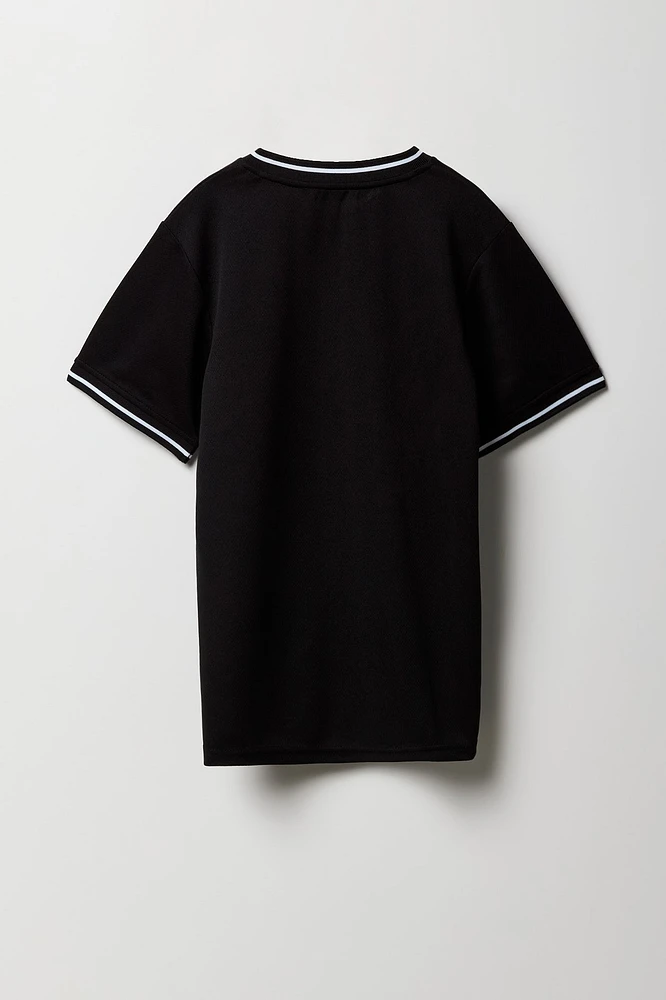 Boys Mesh City Graphic Baseball Jersey