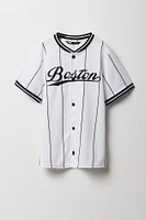 Boys Mesh City Graphic Baseball Jersey