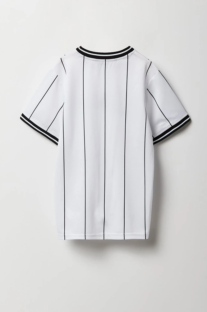 Boys Mesh City Graphic Baseball Jersey