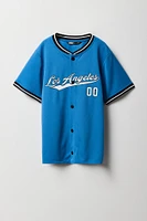 Boys Mesh City Graphic Baseball Jersey