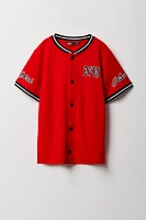 Boys Mesh City Graphic Baseball Jersey