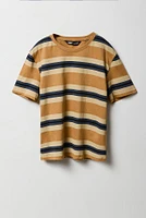 Boys Striped Crewneck T-Shirt