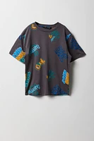 Boys Graffiti Printed Graphic T-Shirt