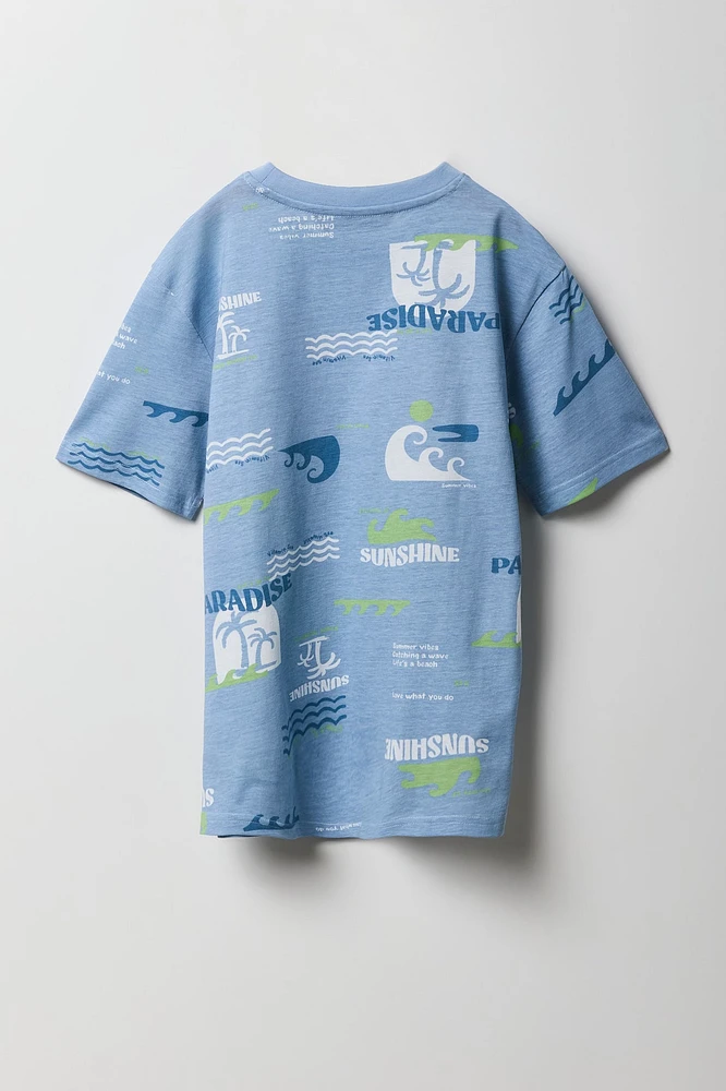 Boys Paradise Print T-Shirt