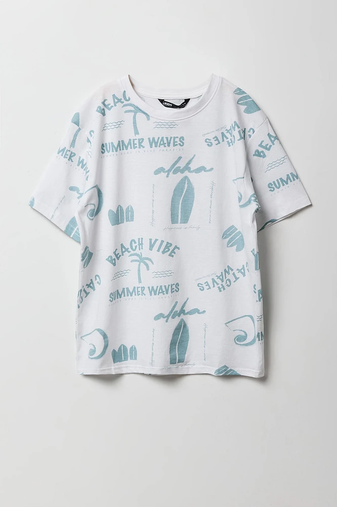 T-shirt à imprimé Paradise pour garçon