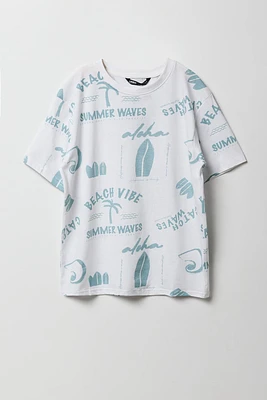 T-shirt à imprimé Paradise pour garçon