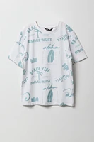 T-shirt à imprimé Paradise pour garçon