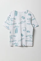 T-shirt à imprimé Paradise pour garçon