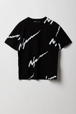 Boys Squiggle Printed T-Shirt