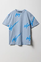 Boys Squiggle Printed T-Shirt