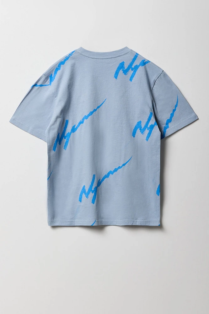 Boys Squiggle Printed T-Shirt