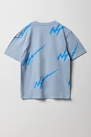 Boys Squiggle Printed T-Shirt