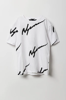 T-shirt à imprimé Squiggle pour garçon