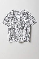 T-shirt à imprimé Block Letter pour garçon