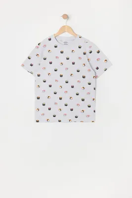 Boys Sushi Print T-Shirt