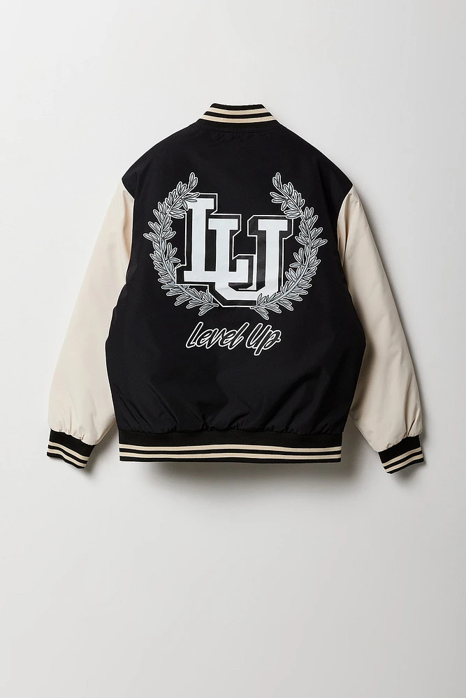 Blouson de style universitaire pour garçon