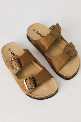 Sandales en similisuède avec boucle pour garçon