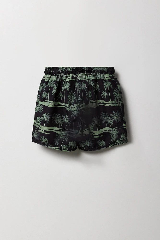 Boys Tropical Printed Swim Short