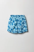 Short de baignade avec motif tropical pour garçon
