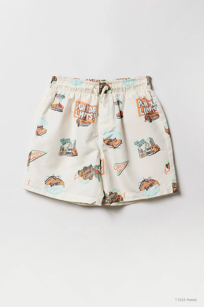 Short de bain à imprimé Hot Wheels™ Boys