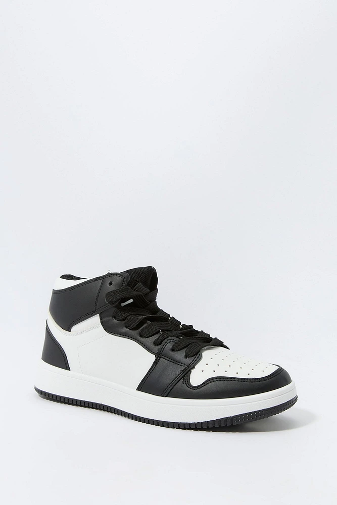 Boys Colourblock High Top Sneaker