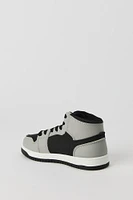 Boys High Top Colourblock Sneaker