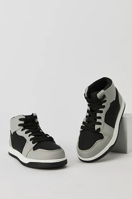 Boys High Top Colourblock Sneaker