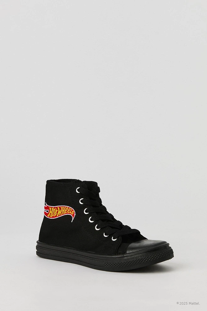 Espadrilles montantes lacées avec motif brodé Hot Wheels™ pour garçon