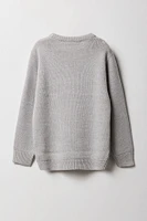 Boys Teddy Jacquard Knit Sweater