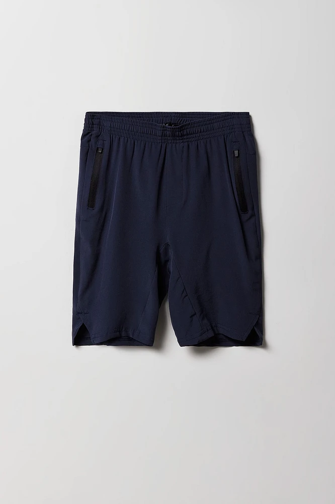 Short Active à poches avec fermeture glissière pour garçon